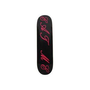 Supreme eat me skateboard brand new Black pink